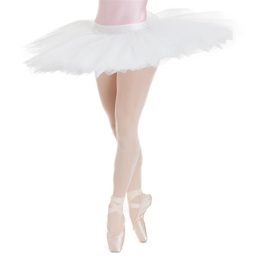 Intermezzo Damen Ballett Teller Tutu 7741 Falplat - Farbe: Weiß (001) - Größe: L