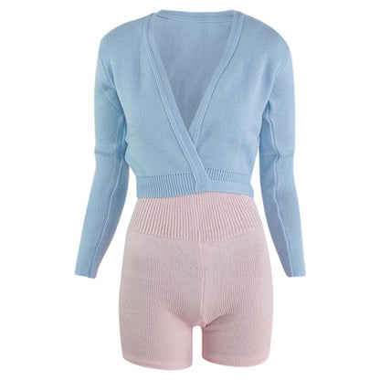 Intermezzo Damen Aufwärmanzug kurz 4587 Skinlegshort - Farbe: Rosa (007) - Größe: XXL