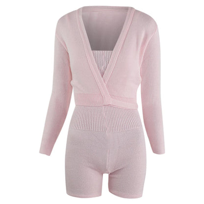 Intermezzo Damen Aufwärmanzug kurz 4587 Skinlegshort - Farbe: Rosa (007) - Größe: XL