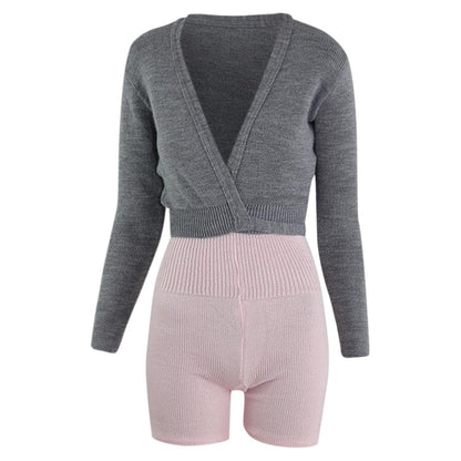 Intermezzo Damen Aufwärmanzug kurz 4587 Skinlegshort - Farbe: Rosa (007) - Größe: XL