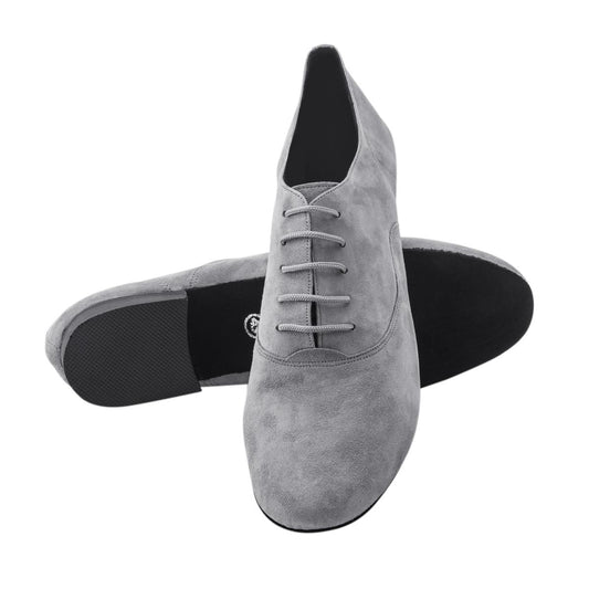 Rummos Herren Tanzschuhe Elite Flexman 240 - Obermaterial: Nubuck - Farbe: Grau - Weite: Normal - Absatz: 35 Standard - Größe: EUR 48