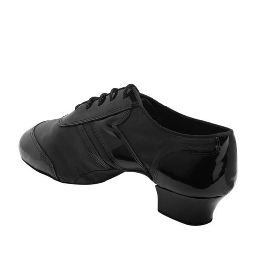 Rummos Herren Tanzschuhe Elite Michael 001/035 - Obermaterial: Leder/Lack - Farbe: Schwarz - Weite: Normal - Absatz: 45 Latein - Größe: EUR 48