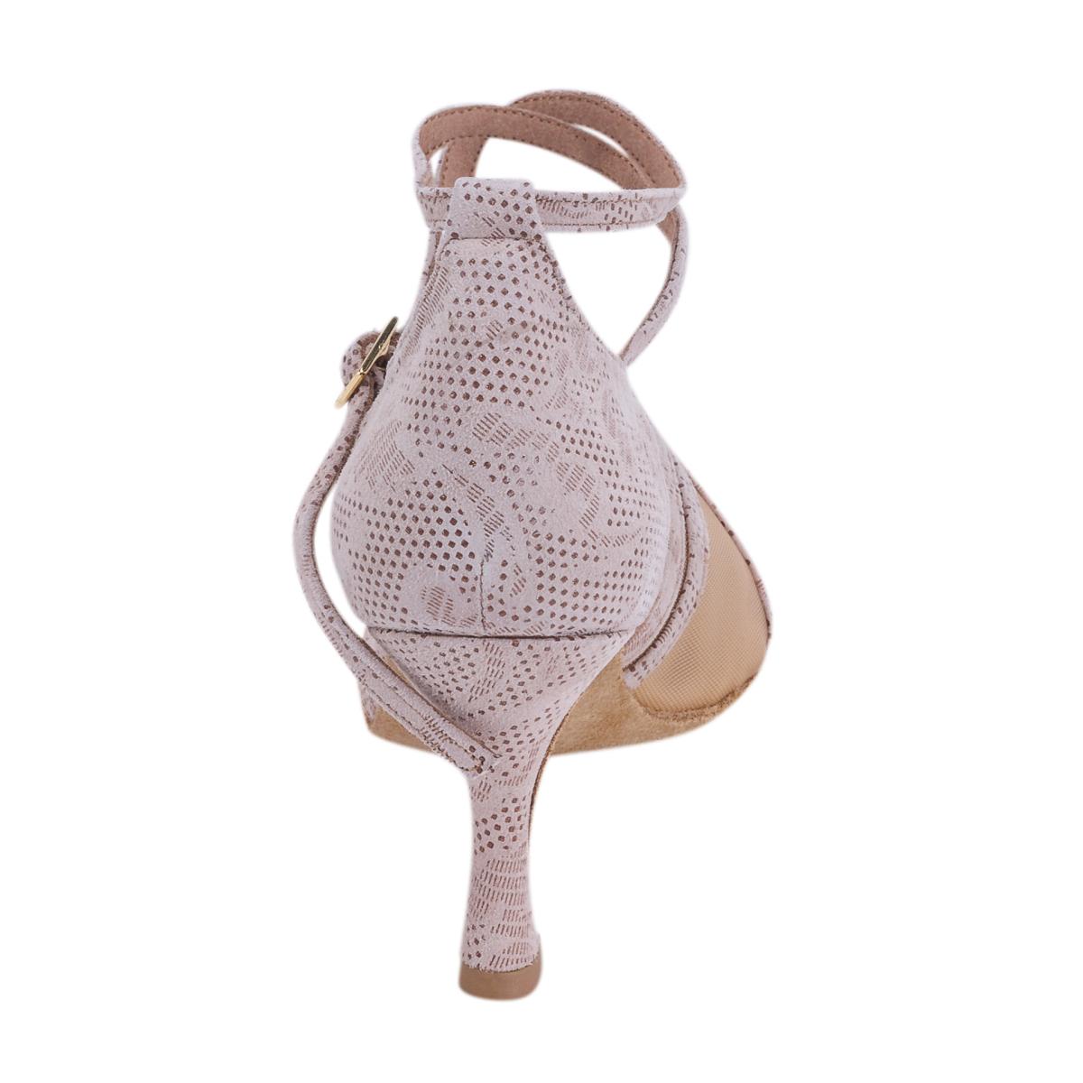 Rummos Damen Tanzschuhe R370 113 - Obermaterial: Leder - Farbe: Nehru Tan - Weite: Normal - Absatz: 60R Flare - Größe: EUR 38