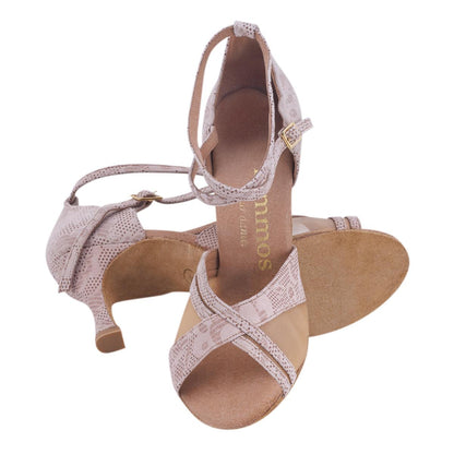 Rummos Damen Tanzschuhe R370 113 - Obermaterial: Leder - Farbe: Nehru Tan - Weite: Normal - Absatz: 60R Flare - Größe: EUR 38,5