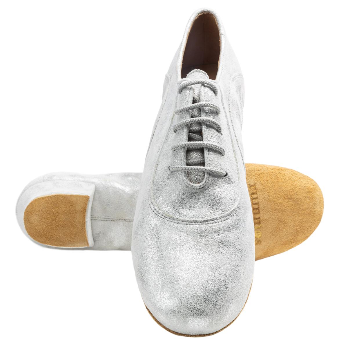 Rummos Damen Trainerschuhe R377 169 - M: Leder/Nubuck - C: Silber Cuarzo - W: Medium (Normal) - H: 45 Cuban - Si: EUR 38