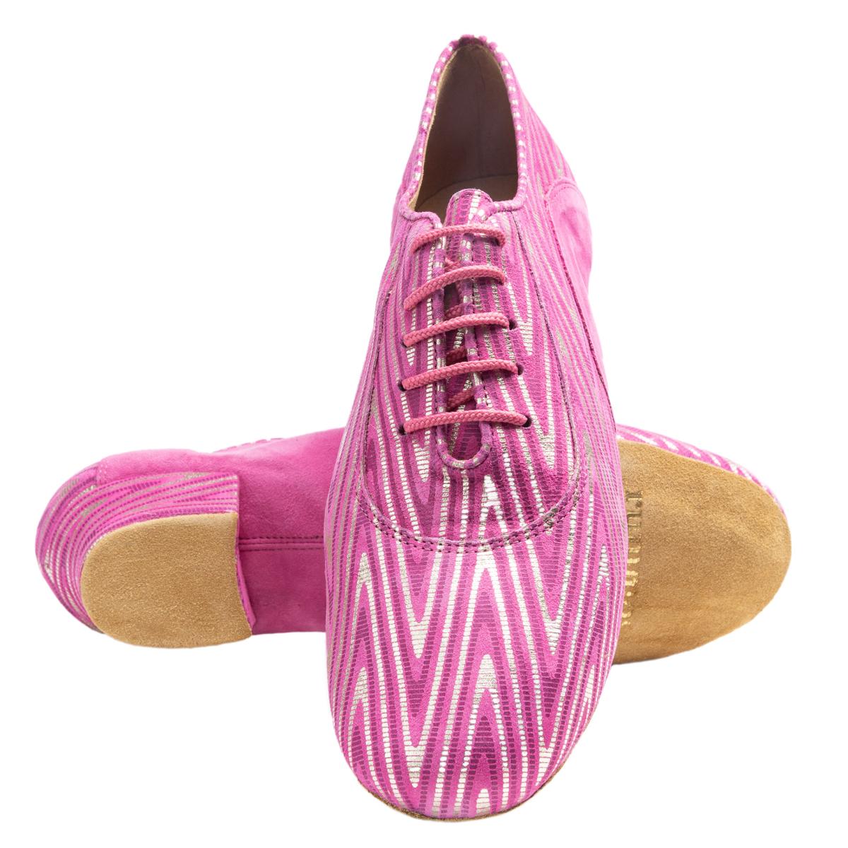 Rummos Damen Trainerschuhe R377 222-272 - M: Leder/Nubuck - C: Neon Pink - W: Medium (Normal) - H: 45 Cuban - Si: EUR 35