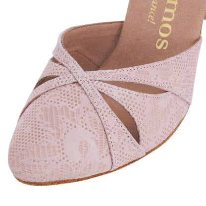 Rummos Damen Tanzschuhe R405 113 - Obermaterial: Leder - Farbe: NehruTan - Weite: Normal - Absatz: 60R Flare - Größe: EUR 34