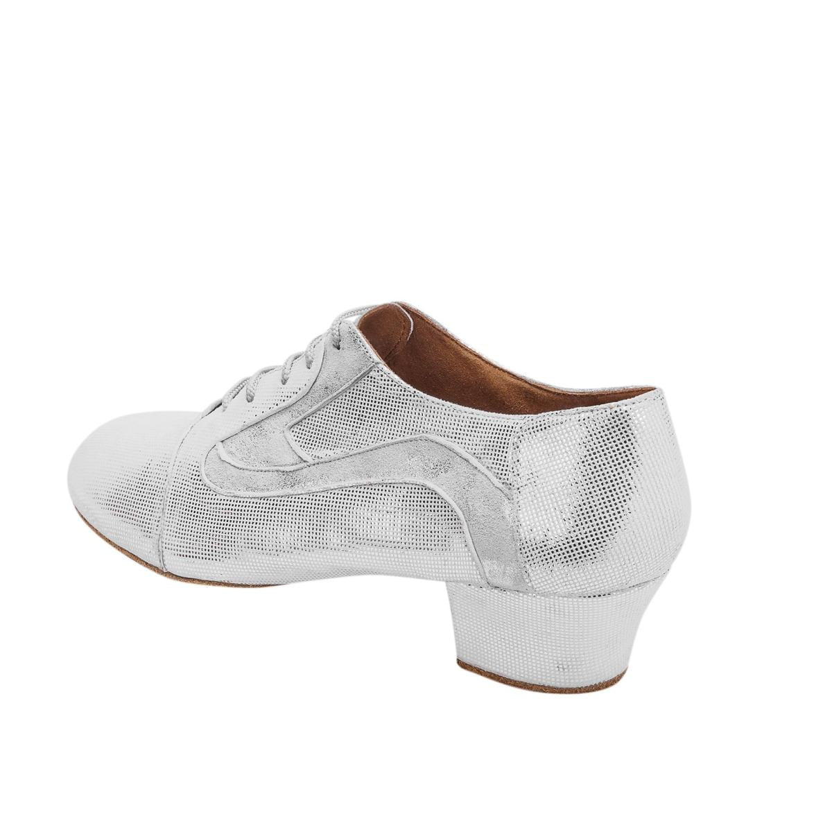 Rummos Damen Trainerschuhe R607 069-169 - Obermaterial: Leder/Nubuck - Farbe: Silber/Diva - Weite: Normal - Absatz: 45 Cuban - Größe: EUR 36