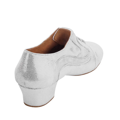 Rummos Damen Trainerschuhe R607 069-169 - Obermaterial: Leder/Nubuck - Farbe: Silber/Diva - Weite: Normal - Absatz: 45 Cuban - Größe: EUR 42