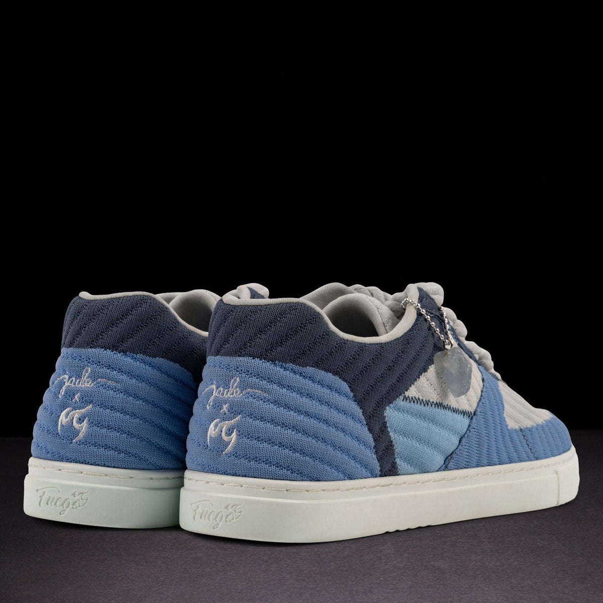 Fuego Unisex Low-Top Dance Sneakers Blue Jade