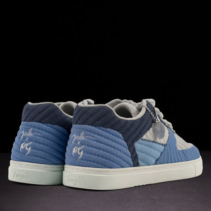 Fuego Unisex Low-Top Dance Sneakers Blue Jade