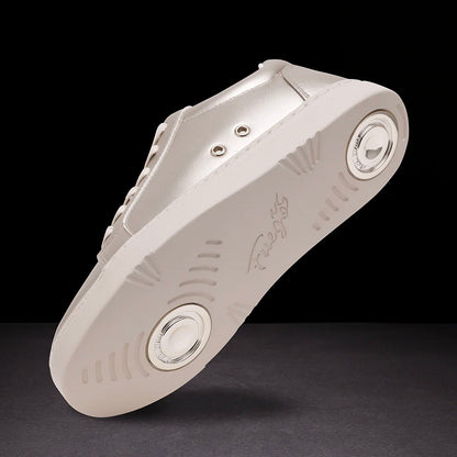 Fuego Unisex Low-Top Dance Sneakers Champagne