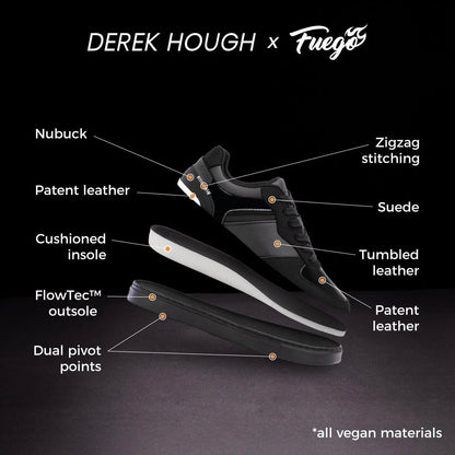 Fuego Unisex Low-Top Dance Sneakers Derek Hough