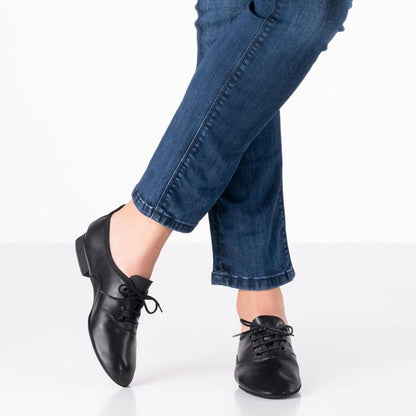 Werner Kern Damen Trainer Tanzschuhe Fenja - Obermaterial: Leder Schwarz - Größe: EU 38