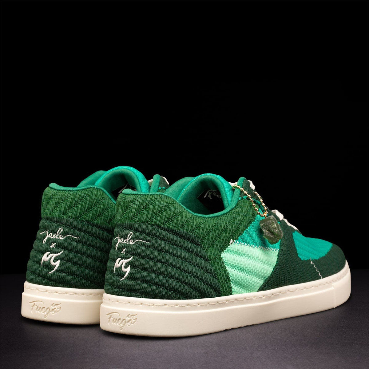 Fuego Unisex Low-Top Dance Sneakers Jade