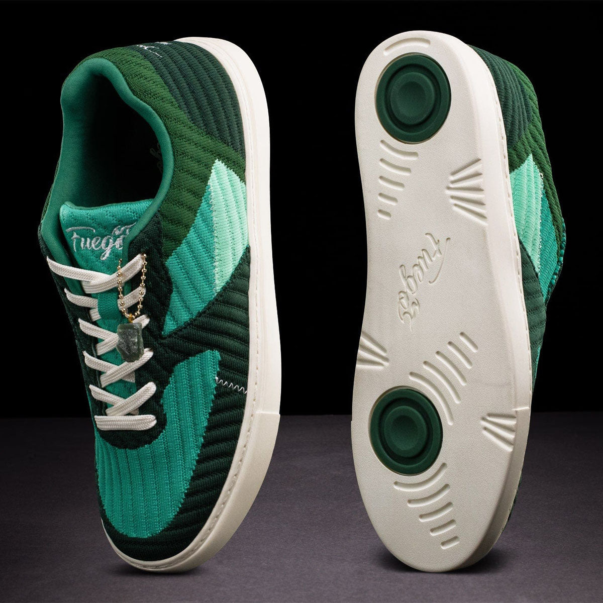 Fuego Unisex Low-Top Dance Sneakers Jade