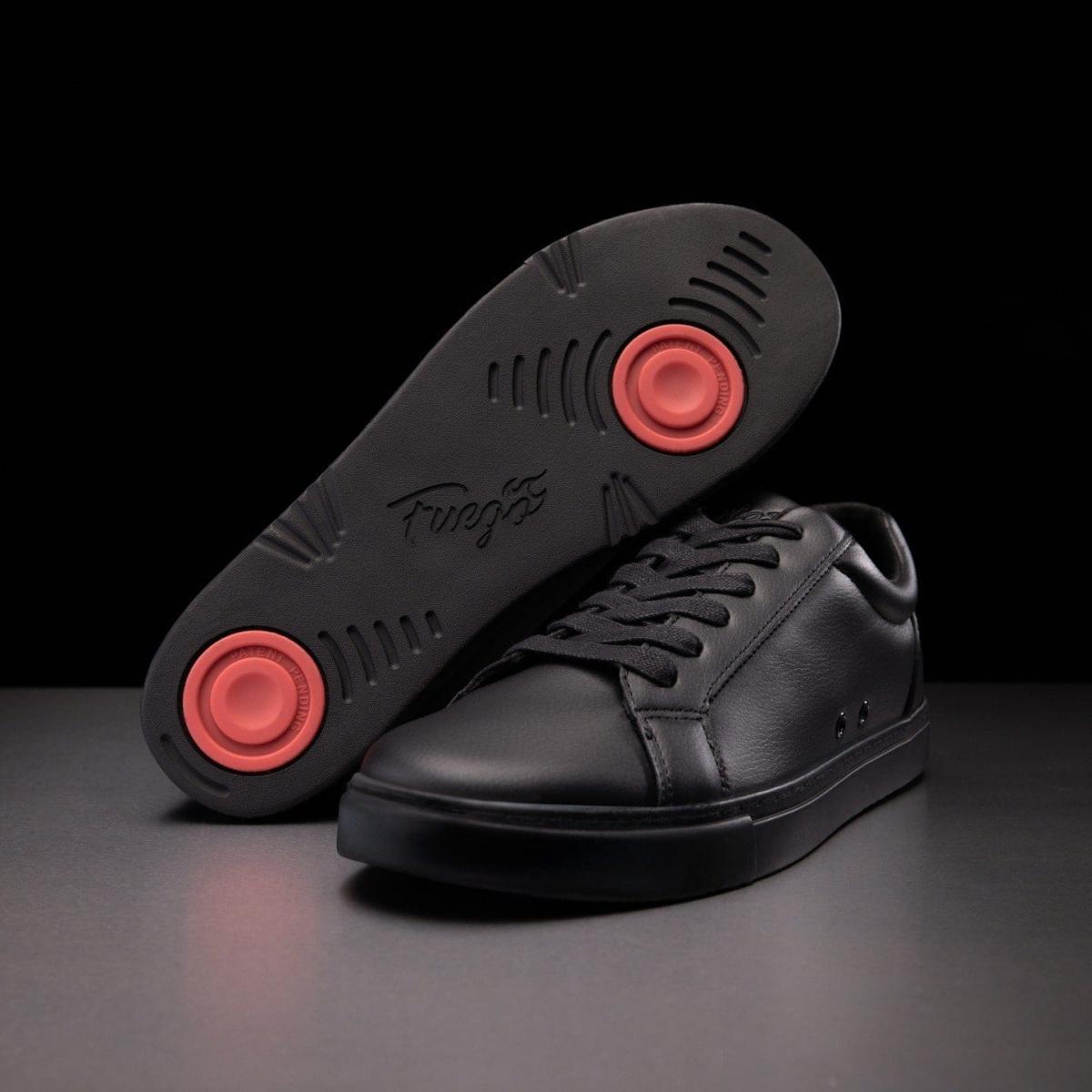 Fuego Unisex Low-Top Dance Sneakers All-Black - Größe: US M4.5 W5.5