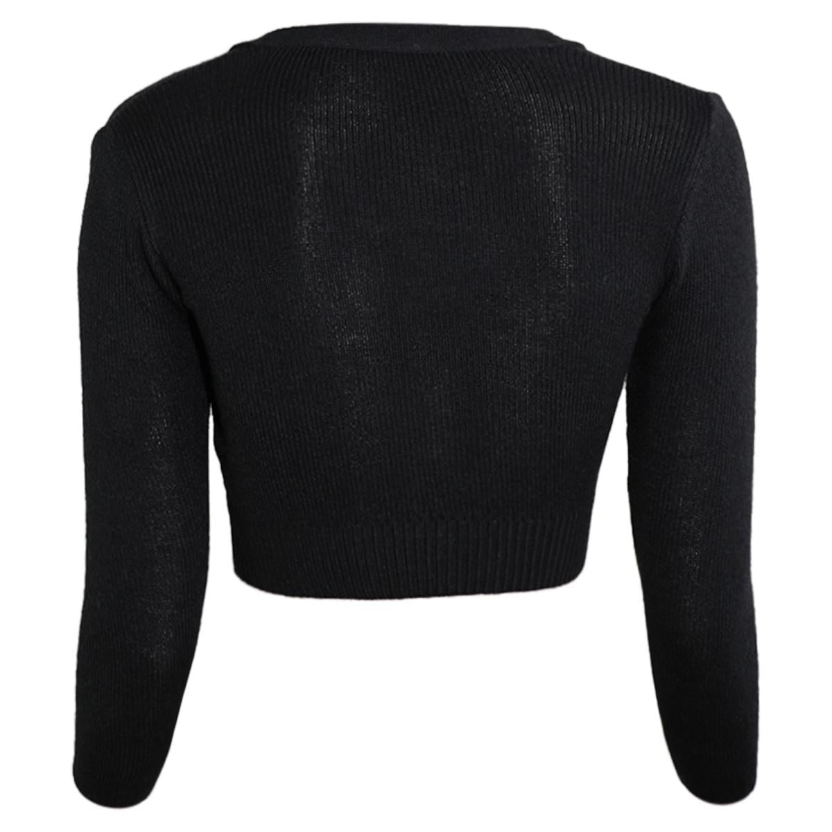 Intermezzo Damen Ballett Wickeljacke 6000 Jersey Elisa - Farbe: Schwarz (037) - Größe: XL
