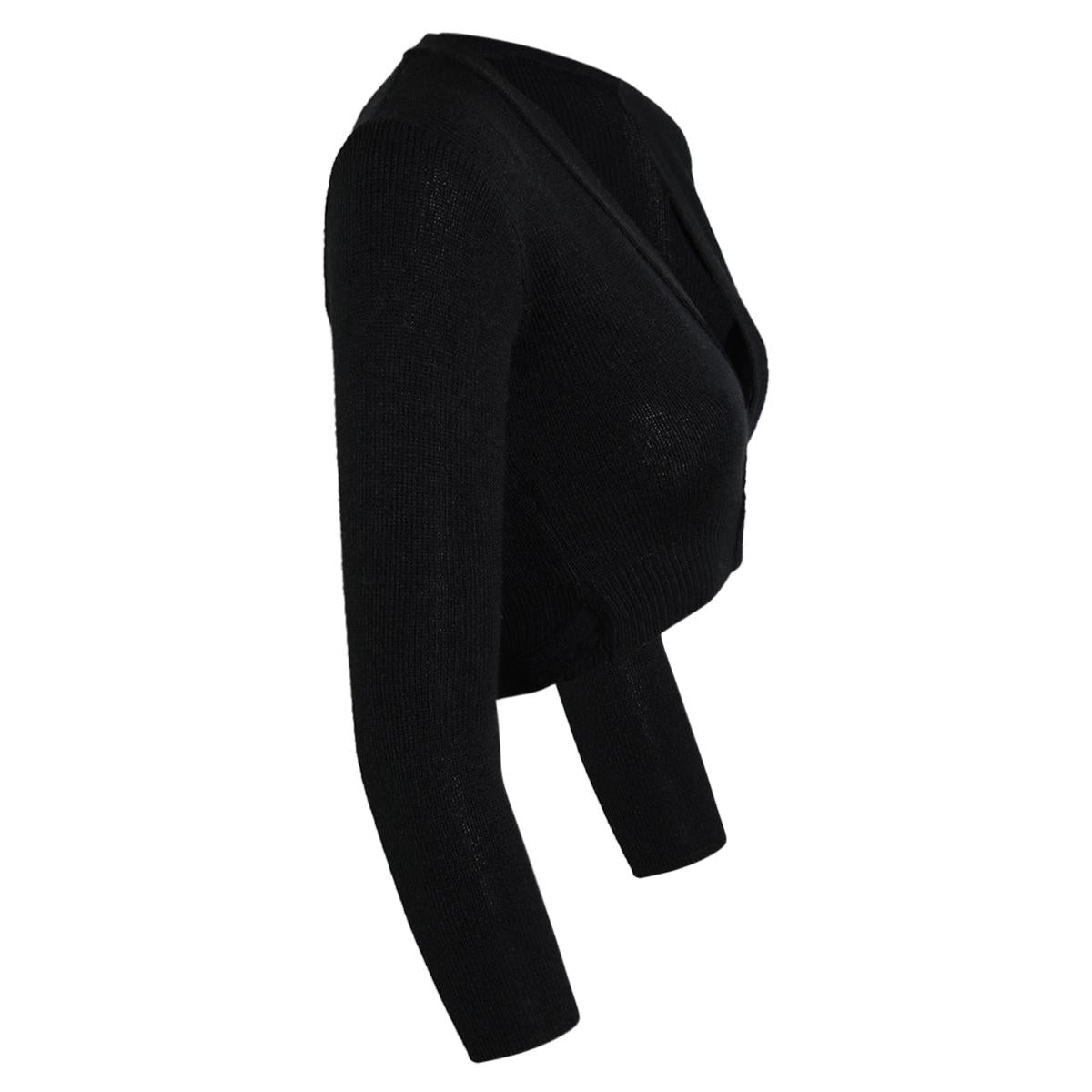 Intermezzo Damen Ballett Wickeljacke 6000 Jersey Elisa - Farbe: Schwarz (037) - Größe: XXL