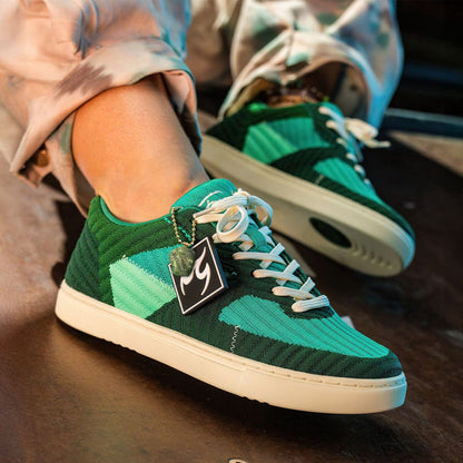 Fuego Unisex Low-Top Dance Sneakers Jade
