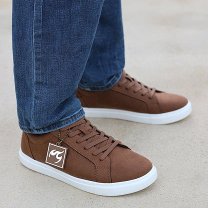 Fuego Unisex Low-Top Dance Sneakers Mocha