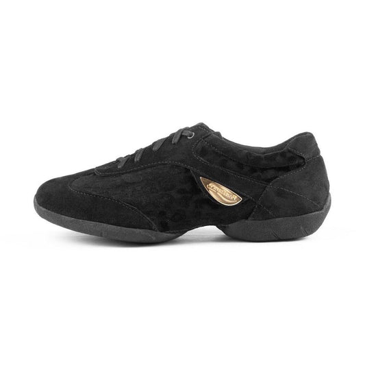 PortDance Damen Dance Sneakers PD02 - Material: Nubuck - Farbe: Schwarz - Größe: EUR 41