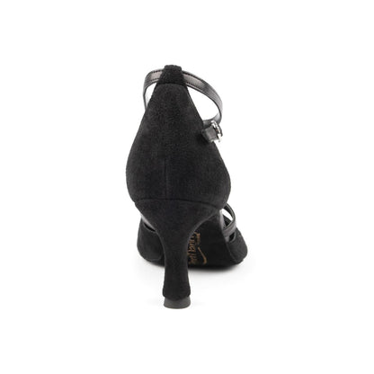 PortDance Damen Tanzschuhe PD127 - Farbe: Schwarz - Größe: EUR 42