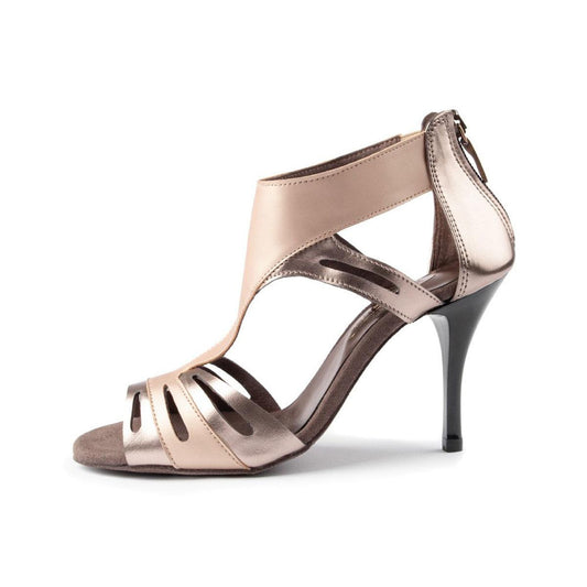 PortDance Damen Tanzschuhe PD813 - Material: Vegan - Farbe: Nude - Größe: EUR 39