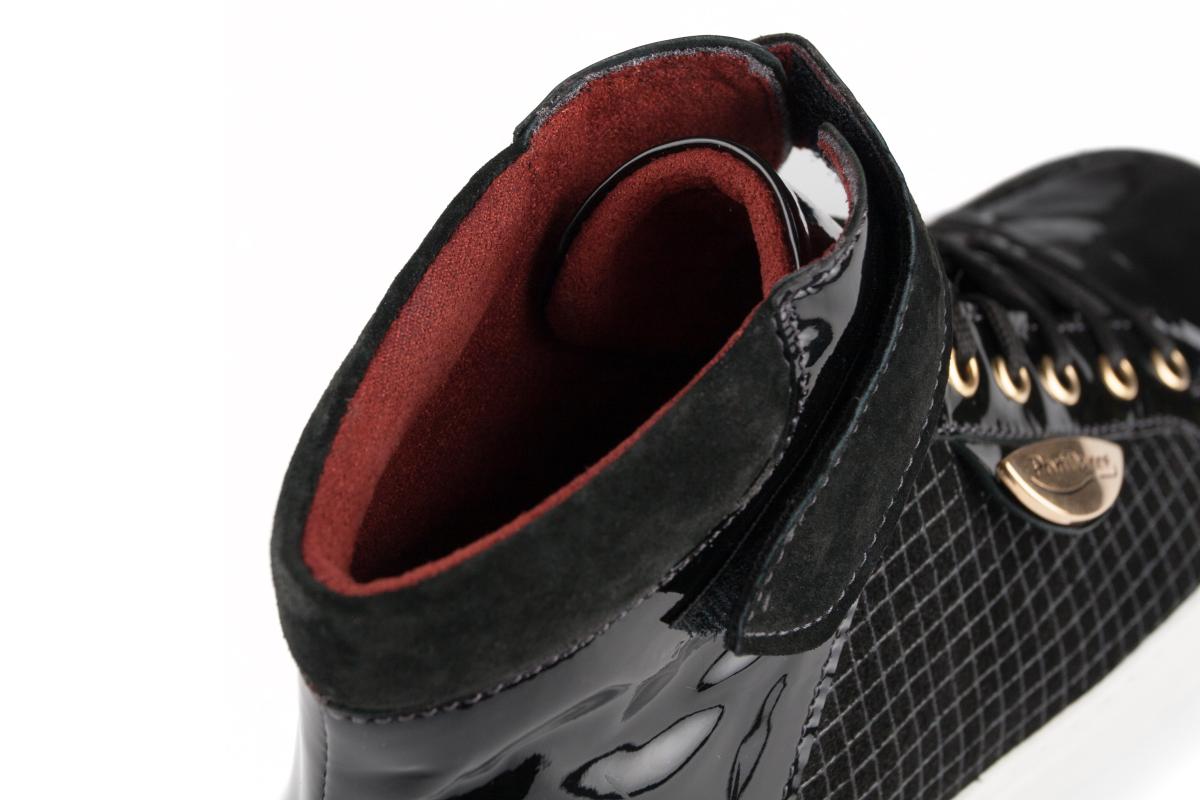 PortDance Unisex Sneakers PD HH 001 - Material: Nubuck/Leder - Farbe: Schwarz - Größe: EUR 45