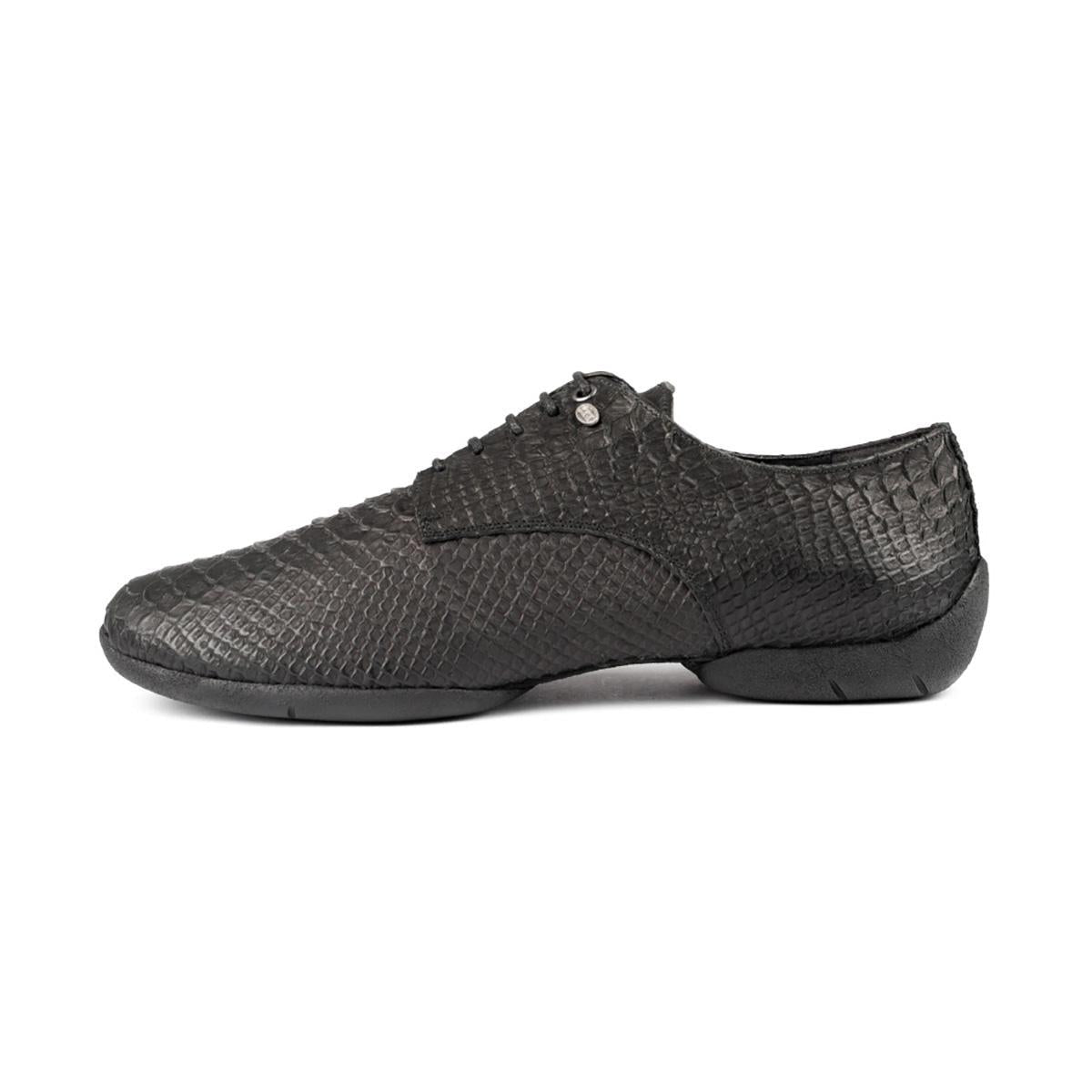 PortDance Herren Dance Sneakers PD Salsa 001 - Obermaterial: Leder - Farbe: Schwarz - Größe: EUR 46