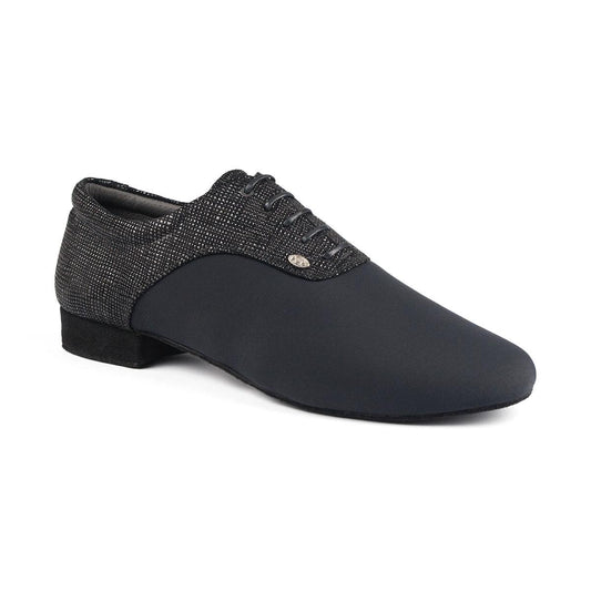 PortDance Herren Tanzschuhe PD030 - Farbe: Schwarz - Material: Neopren/Nubuck Wendy - Größe: EUR 46,5
